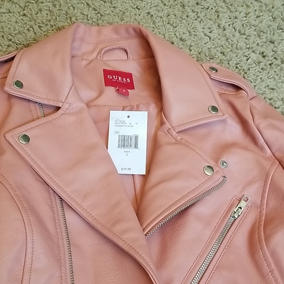 Guess Rosette Faux Leather Jacket - Picture 4 of 7